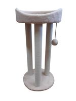 Игровой комплекс "Тринога с лежанкой. Люкс" (42х42х85 см; бежевый)