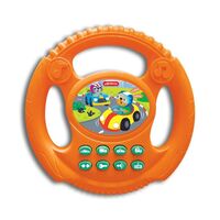 Музыкальная игрушка "Руль. Весёлые гонки" (оранжевый)