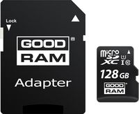 Карта памяти microSD UHS-I 128GB Goodram Class 10 (с адаптером SD)