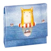 Монетница-конверт «Котик в море»