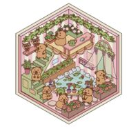 Набор для творчества "Румбокс-наклейки. Ботанический сад"