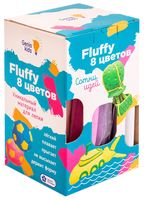 Пластилин воздушный "Fluffy" (8 цветов)