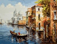 Картина по номерам "По Венецианским каналам" (400х500 мм)
