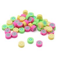 Бусины из полимерной глины "Фруктовый микс" (50 шт.)