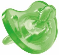 Пустышка силиконовая ортодонтическая "Physio Soft" (зеленая; арт. 00002711310000)