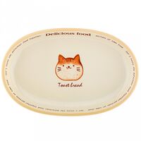 Блюдо фарфоровое "Delicious food" (317х204х35 мм)