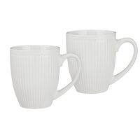 Набор кружек "Белый рельеф" (2 шт.)