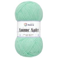 Пряжа "Джинс Лайт №06" (100 г; 545 м; мятный)