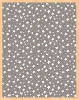 Простыня хлопковая на резинке "Stars Grey" (90х200х25 см)