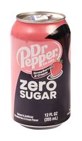 Напиток газированный "Dr. Pepper. Strawberries Cream Zero Sugar" (355 мл)