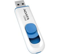 USB Flash Drive 16Gb A-Data Classic C008 (White/Blue)