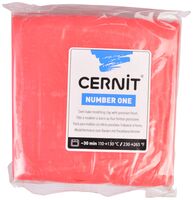 Глина полимерная "CERNIT Number One" (красный; 250 г)