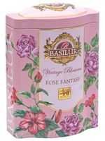 Чай зелёный листовой "Basilur. Розовая фантазия" (100 г)