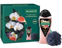 Подарочный набор "Роскошь масел" (гель для душа, мочалка)