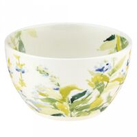 Пиала фарфоровая "Палитра весны" (450 мл; белый)