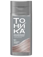 Оттеночный бальзам для волос "Тоника" тон: 9.1, платиновый блондин