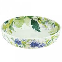 Салатник фарфоровый "Палитра весны" (4 л; белый)