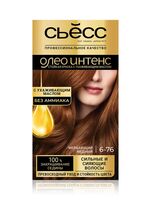 Краска для волос "Oleo intense" тон: 6-76, мерцающий медный