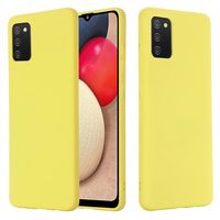 Чехол "Case" для Samsung Galaxy A02s (жёлтый)