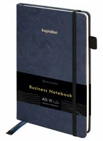 Блокнот в клетку "Velvet" (А5; синий)