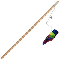 Игрушка для кошек "Птица кардинал" (40 см)