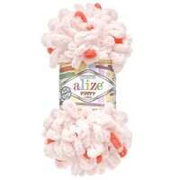 Пряжа "Puffy Color №6490" (100 г; 9 м; секционный)
