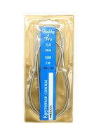 Спицы круговые для вязания (металл; 3 мм; 100 см)