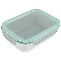 Контейнер для хранения продуктов "Стеклянный" (1,52 л; зеленый)