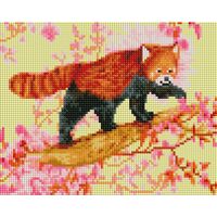 Алмазная вышивка-мозаика "Красная панда" (200х250 мм)