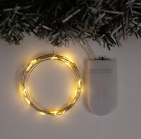 Гирлянда "Нить" (20 лампочек; тёплый белый)