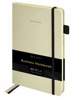 Блокнот в клетку "Velvet" (А5; бежевый)