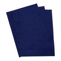 Фетр листовой мягкий "Astra" (20х30 см; сапфирово-синий; 3 листа)