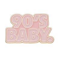 Значок "90's baby"