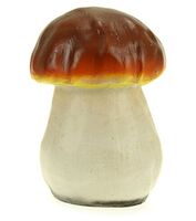 Фигура садовая "Белый гриб большой на толстой ножке"