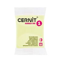 Глина полимерная "CERNIT Number One" (пастельно-жёлтый; 56 г)