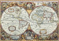 Вышивка крестом "Географическая карта мира" (660х465 мм)
