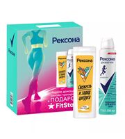 Подарочный набор "Рексона спорт. Fitstars" (гель для душа, дезодорант)
