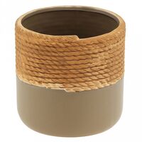 Кашпо "Вьетнам" (1,25 л; серо-зеленый/бежевый)
