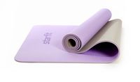 Коврик для йоги и фитнеса Core FM-201 (173х61х0,6 см; фиолетовый/серый)