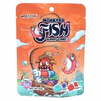 Конфеты жевательные "Wisichi Fish Pectin Candy. Со вкусом голубики и клубники" (50 г)