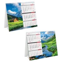 Календарь настольный на 2026 год "Mono Premium. Природа" (19х17 см)