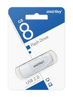 USB Flash Drive 8Gb Smartbuy Scout White