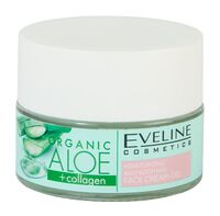 Крем-гель для лица "Organic Aloe and Collagen. Для нормальной и чувствительной кожи" (50 мл)