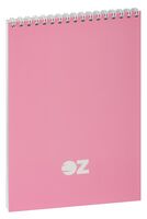 Большой блокнот "OZ" (А5, розовый)