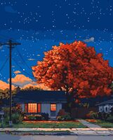 Картина по номерам "Осенний вечер" (400х500 мм)