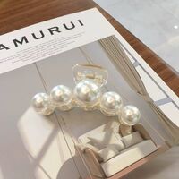 Заколка-крабик "Жемчуг"