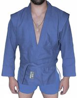 Куртка для самбо "AX5" (р. 24; синяя; без подкладки)