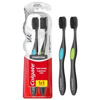 Зубная щетка "Древесный уголь" (средняя, 2 шт.)