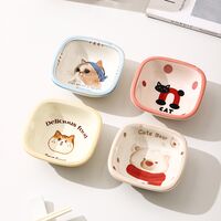 Тарелка глубокая керамическая "Питомцы" (10,5 см)