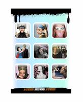 Набор 3D наклеек "Эпохи мемы"